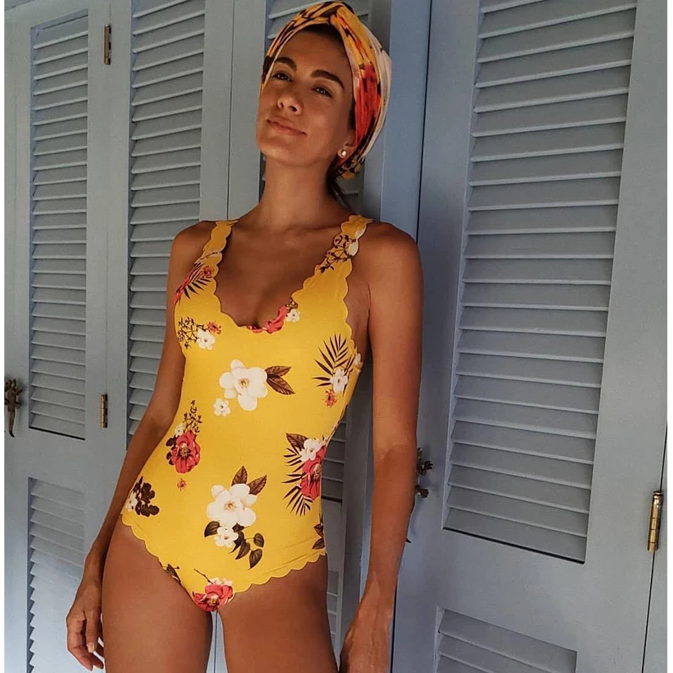 

2019 New Sexy Print One Piece Swimsuit Women Swimwear Push Up Monokini Bathing Suit Beach Wear Brazilian Swimming Suit For Women