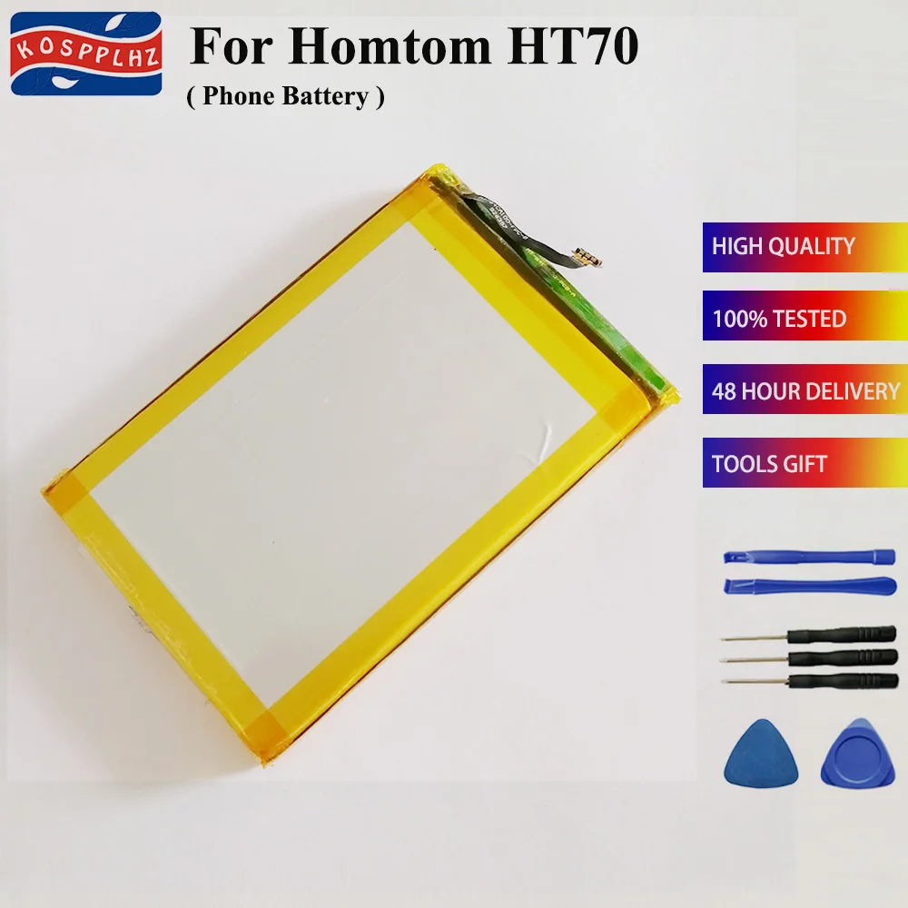 

10000mAh Mobile phone battery For Homtom HT70 Battery Replacement for HOMTOM Backup Batteries Bateria Smartphone +Tools