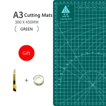 A3 Cutting Mat A3 PVC Multipurpose Self Healing Cutting Mats DIY Tool Cutting Board Double-sided Durable Paper Mat a3 cutting mat cutting board cutting plate 45cmx30cm
