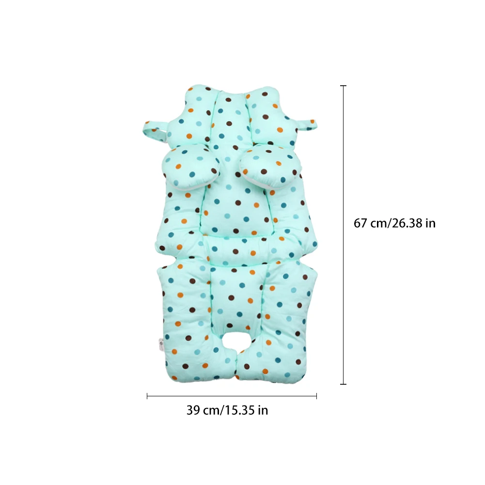 Сиденье для детской коляски подушки сиденья автомобиля Pad хлопок матрасы подушка для перевозки корзина утолщаются мягкий коврик тележка