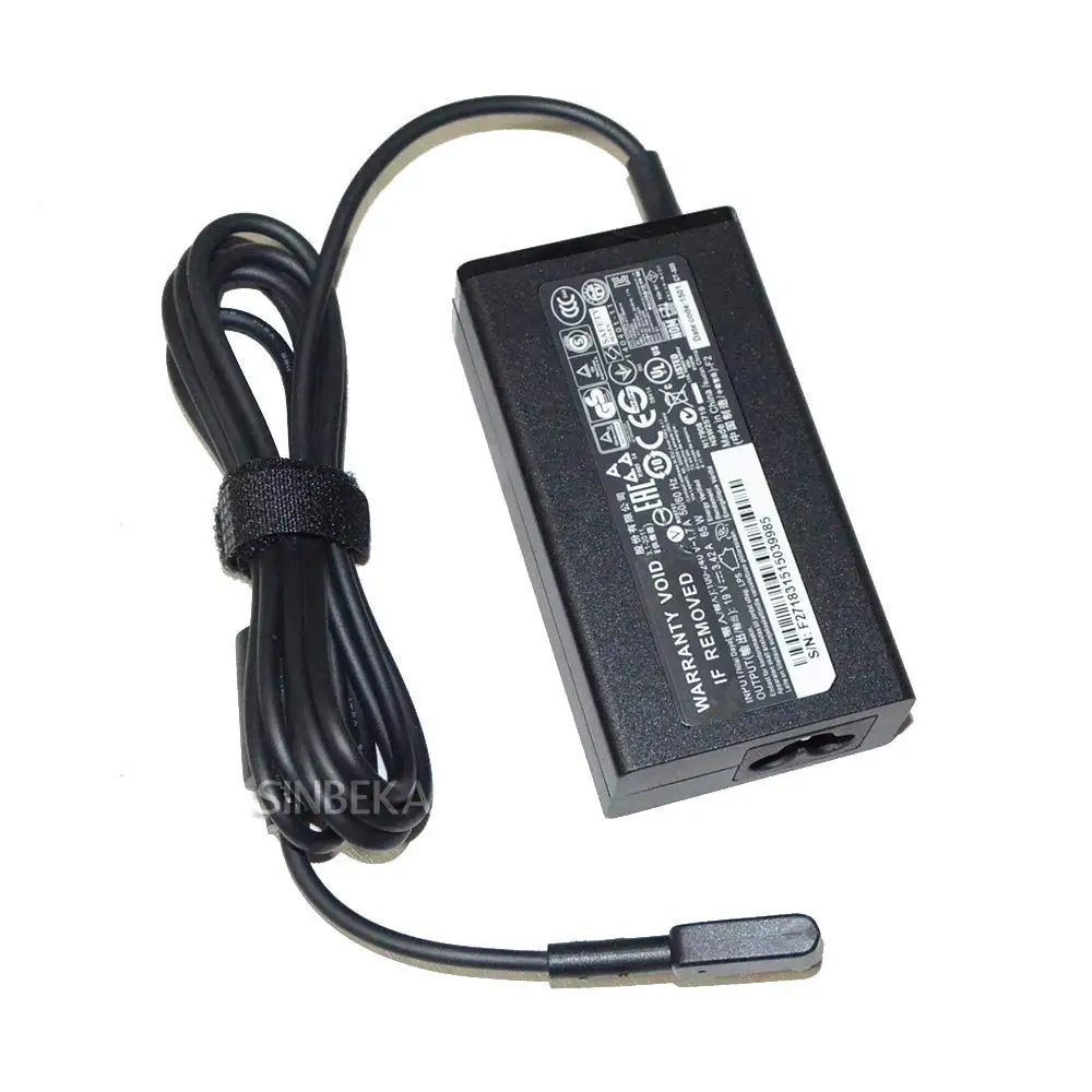 

65W Power Adapter for acer ICONIA W700 W700P W701 W701P Swift 3 SF315-51G R5-571TG 19V Laptop AC DC Charger carregador portatil
