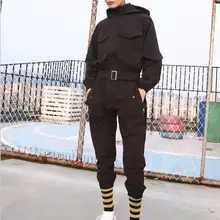 Новая мужская одежда модный стилист волос брюки комбинезон Повседневная индивидуальность Соединенное платье певица костюмы