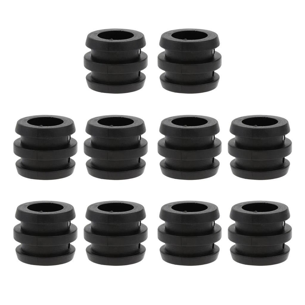 10Pcs/Set 16mm Foosball Fussball Table Rod Bumpers Buffer For Table Soccer Football Black