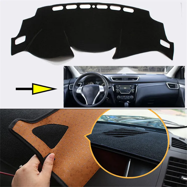 New Interior Dashboard Carpet Photophobism Protective Pad Mat For