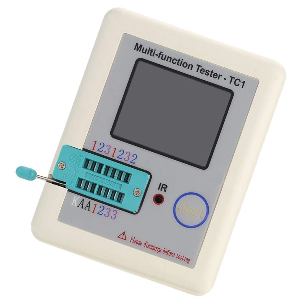 Транзистор тестер 1,8 дюймов дисплей Multi-function LCR-TC1 тестер детектор для диода Триод конденсаторный резистор NPN PNP