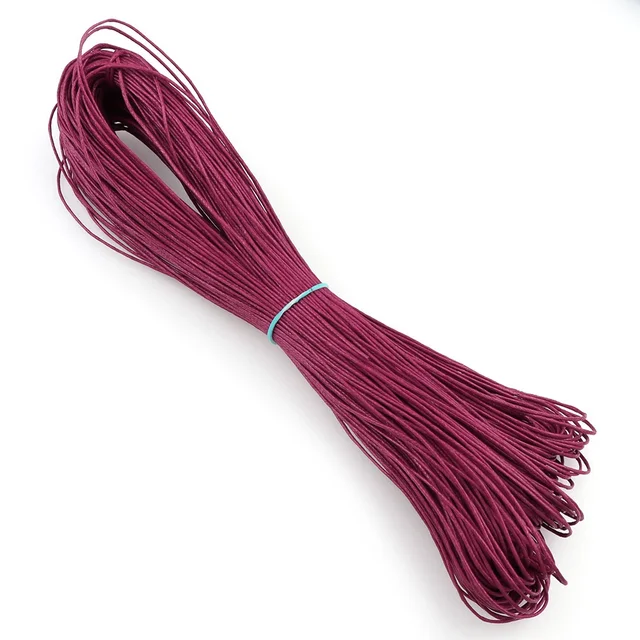 21colors 70m/lot Waxed Leather Thread Wax Cotton Cord String Strap DIY
