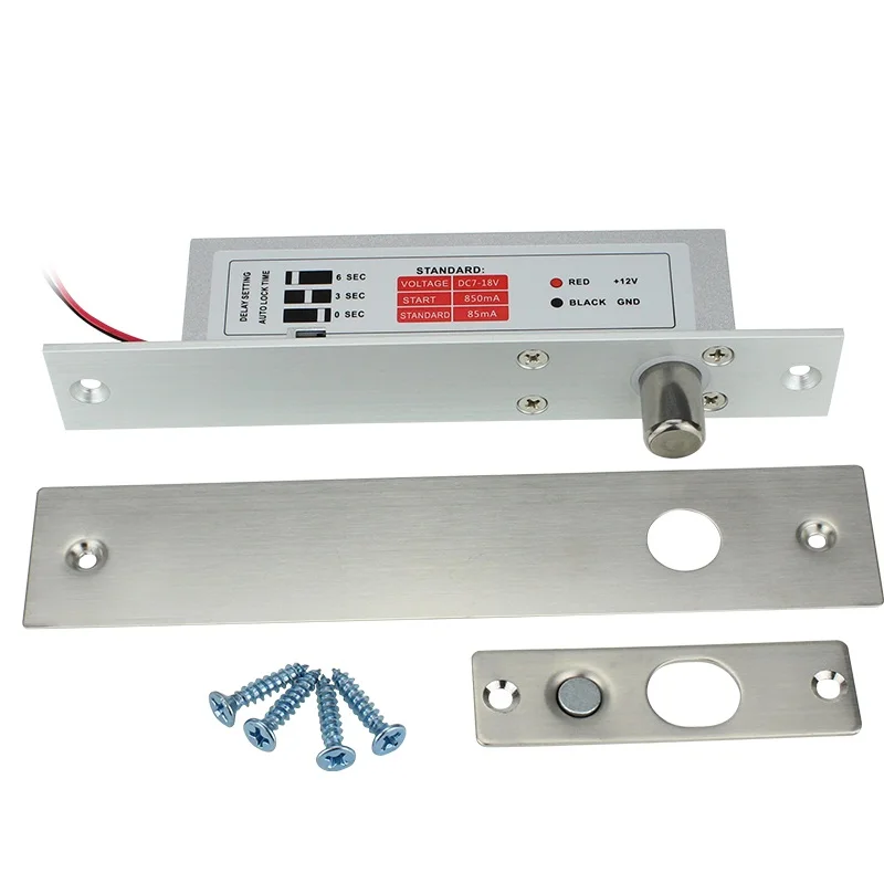 

Magnetic solenoid Electric Drop Bolt Door Lock Low Temperature Bolt Lock NC Mode for Door Access Control
