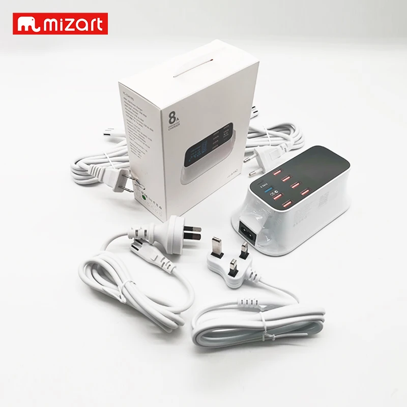 8-Ports-USB-Quick-Charge-Adapter-3-0-Smart-Type-C-Charger-Station-Led-Display-Fast
