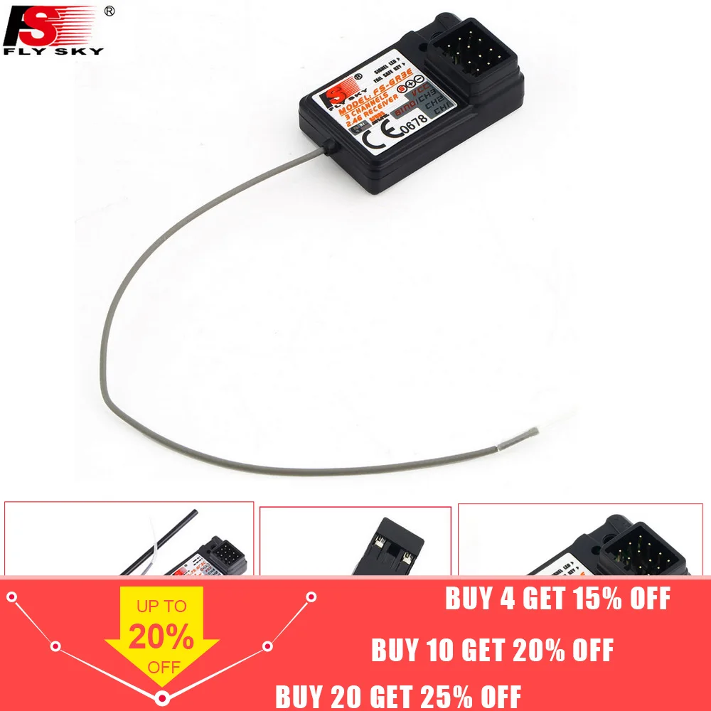 

NEW 100% Fly Sky FS-GR3C GT3B GT2 2.4Ghz 3CH Failsafe Receiver +free shipping