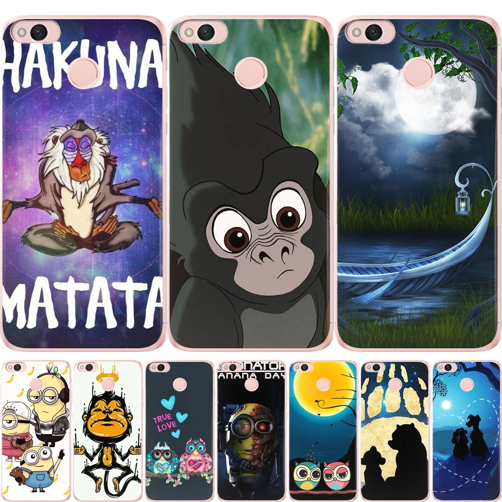 

BigChen Cartton Pattern Cover Xiaomi Redmi 4X 4A Note 5 5A S2 Prime Redmi 6 6A Note 6 Pro Mi A1 A2 lite Silicone TPU soft case