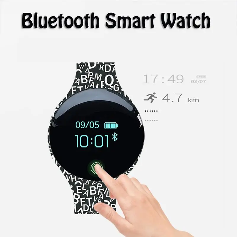 TLW08 Bluetooth Смарт часы для женщин водонепроницаемый браслет трекер Браслет смс