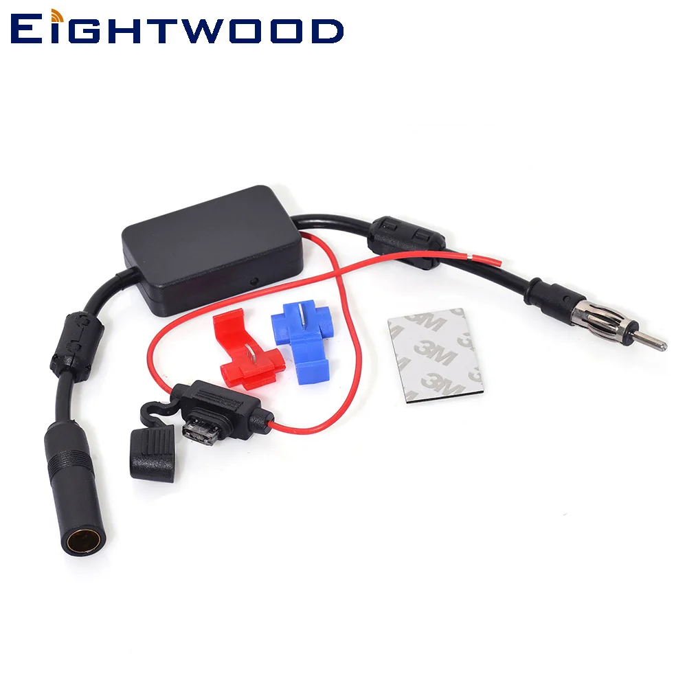 

Eightwood Universal 12V Auto Car Radio Aerial AM FM Antenna Vehicle Audio Amplifier Booster for Pioneer Kenwood JVC 330mm
