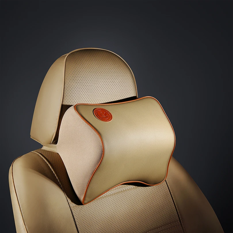 Высокое качество, автомобильное сиденье, мягкая полиуретановая подушка для шеи, подголовник, автомобильный Стайлинг для hyundai Mazda LADA BMW Toyota Audi Sline JMD, аксессуары для сидений