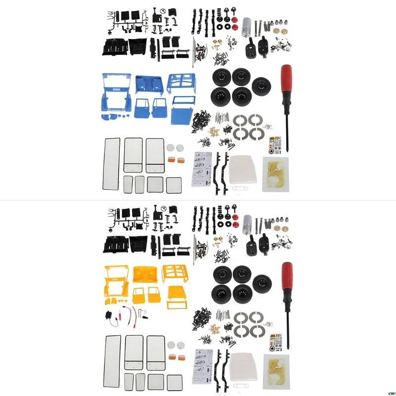 WPL C34 KIT/WPL C34 KIT версия 1:16 FJ40 4WD альпинистский внедорожник Грузовик пульт дистанционного управления автомобиля DIY аксессуары