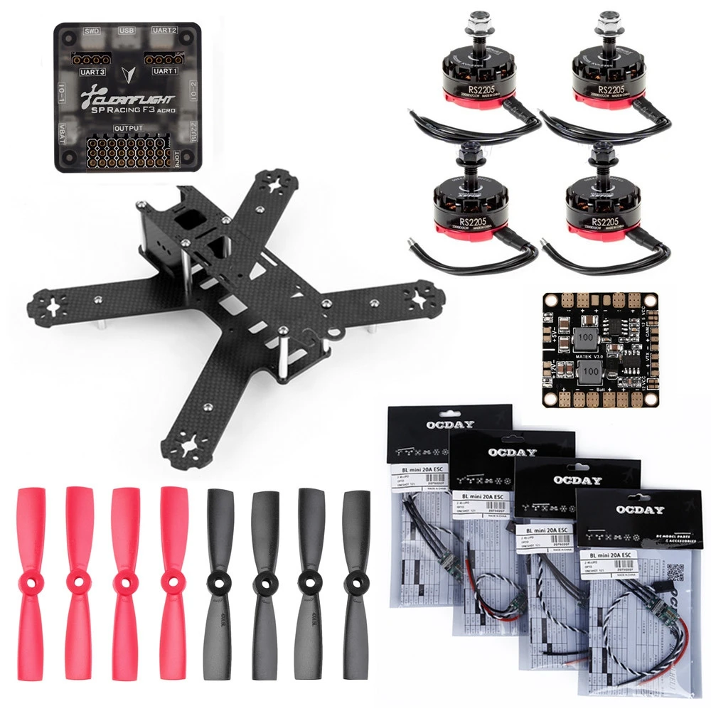 HOT RC font b Drone b font Brushless Motor Dubai 210mm RC Carbon Quadcopter With EMAX