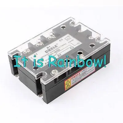 

Free Shipping TN1-360D 6 Terminals 3Pole Solid State Relay DC 3-32V/AC 24-480V 60A