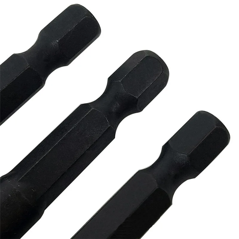 3 PCS/Set Colorfor Hexagonal Shank Square Head Socket Extension Bar Connecting Rod Sleeve Hex Universal Sleeve Connecting Rod
