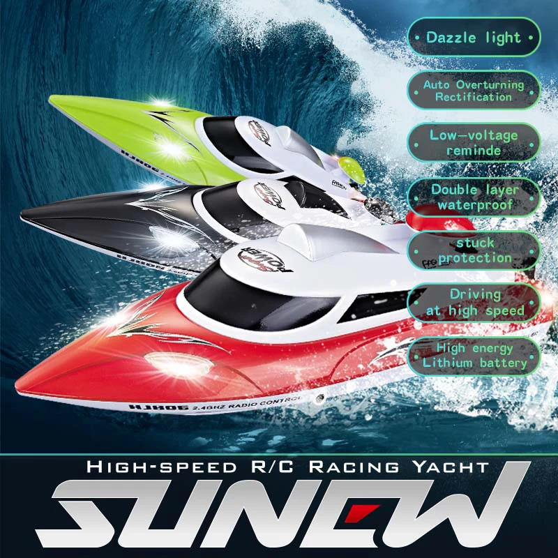 

2.4GHz super big 47cm RC Boat Radio Remote Control Twin Motor High Speed 35km/h Boat RC Racing Outdoor Toys
