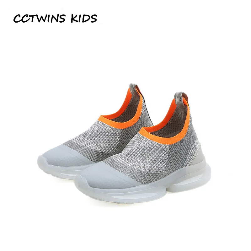 

CCTWINS Kids Shoes 2019 Spring Boy Fashion Slip On Shoes Children Casual Breathable Trainer Babys Girls Sport Sneakers FSO2312