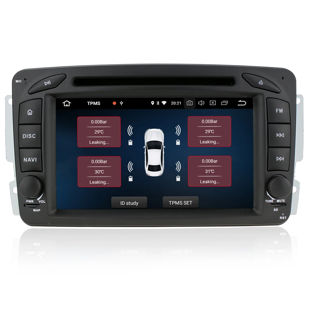 Excellent IPS Android 8.0 4GB RAM Car DVD Player Radio For Mercedes-Benz C CLK A G Class W203 W209 W463 W168 Vito Viano Car GPS Octa Core 3