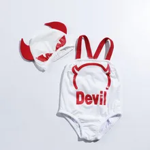 Новое поступление Цельный купальник удобные мягкие купальники малыш/Дети дьявола купальный костюм летние пляжные Детские/Детские купальники