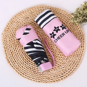 

Mini Pocket Rain Umbrella Uv Women Windproof Folding Clear Sun Umbrella Windproof Guarda Chuva Trending Products 2019 40YY0093