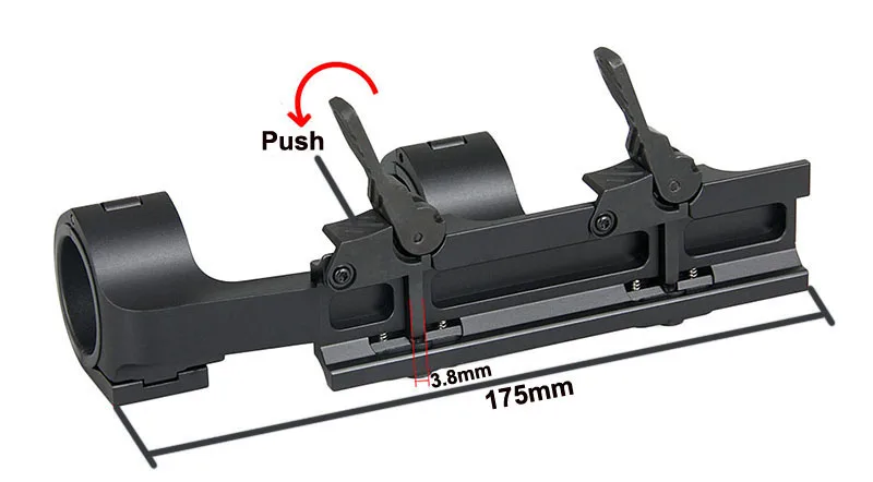 Новое поступление охотничий прицел крепления аксессуары для винтовочного оптического прицела Quick Detach QD 25,4 мм до 30 мм двойное кольцо прицел Крепление
