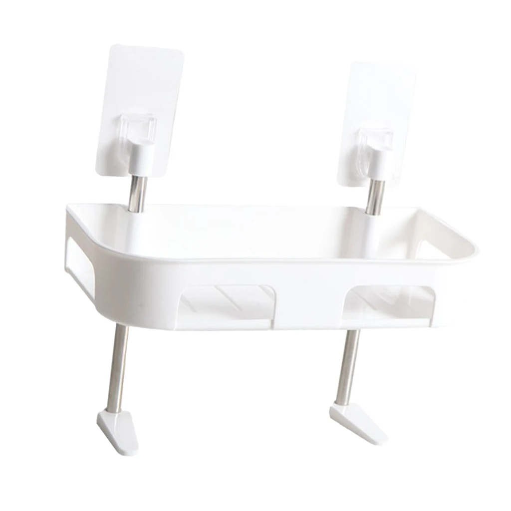 1/2/3 Layers Toilet Shelf Bathroom Storage Rack Wall-mounted Shower Shelf Shampoo Tissue Towels Holder Toilet Shower Organizer
