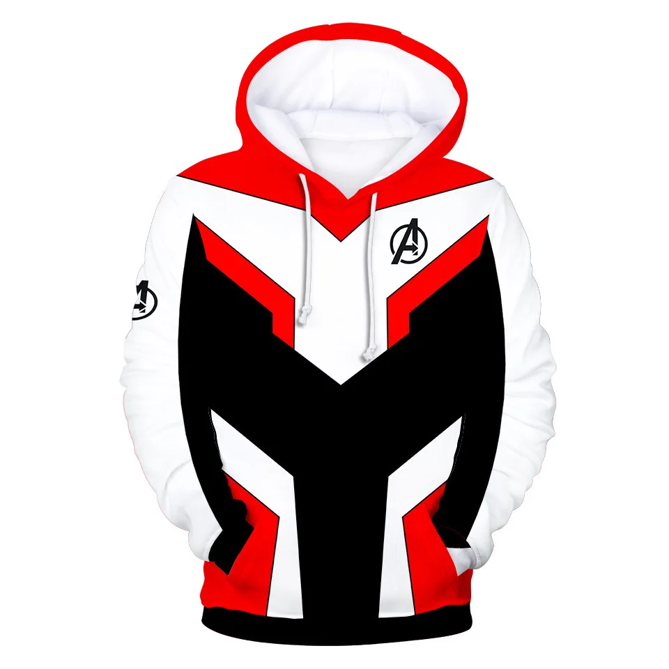 2019 Avengers Endgame Quantum Realm Sweatshirt Jacket Advanced Tech Hoodie Cosplay Costumes superhero Iron Man Hoodies suit
