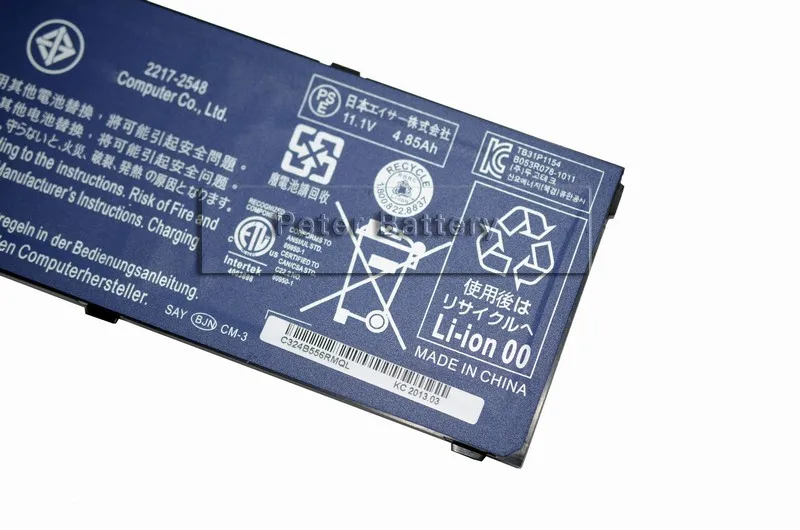 Оригинальный аккумулятор для ноутбука JIGU AP12A3I ACER Aspire Timeline Ultra M3 M5 581 AP12A4i 481 581|battery for