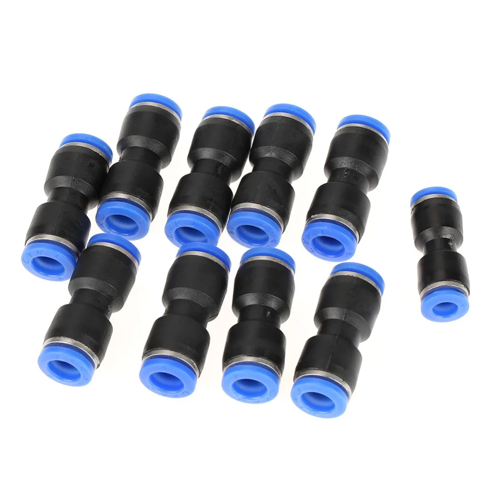 30 pcs PU6 PU8 PU10 Pneumatic Push Connector Quick Release Straight