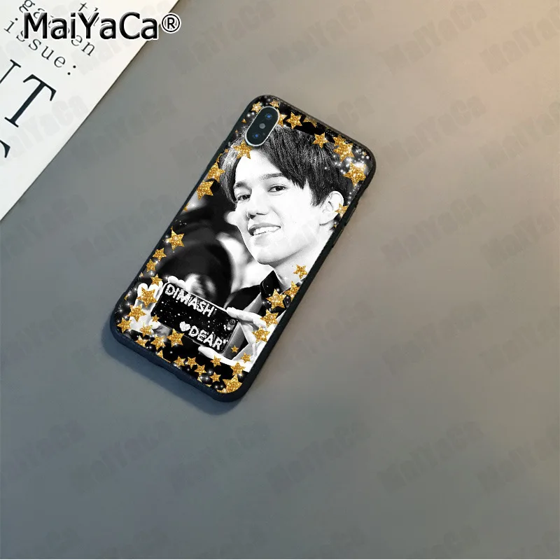 MaiYaCa singer Dimash Kudaibergen Роскошный чехол для телефона Apple iphone 11 pro 8 7 66S Plus X 5s SE XS XR XS максимальный чехол - Цвет: 8