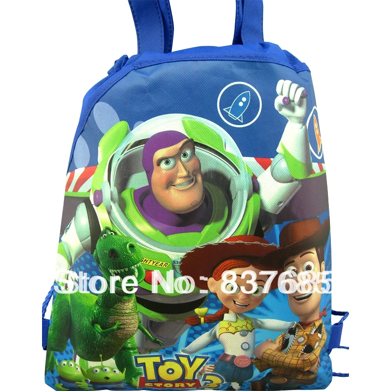 1Pcs Toy story 4 children school bags Cartoon Drawstring Backpack