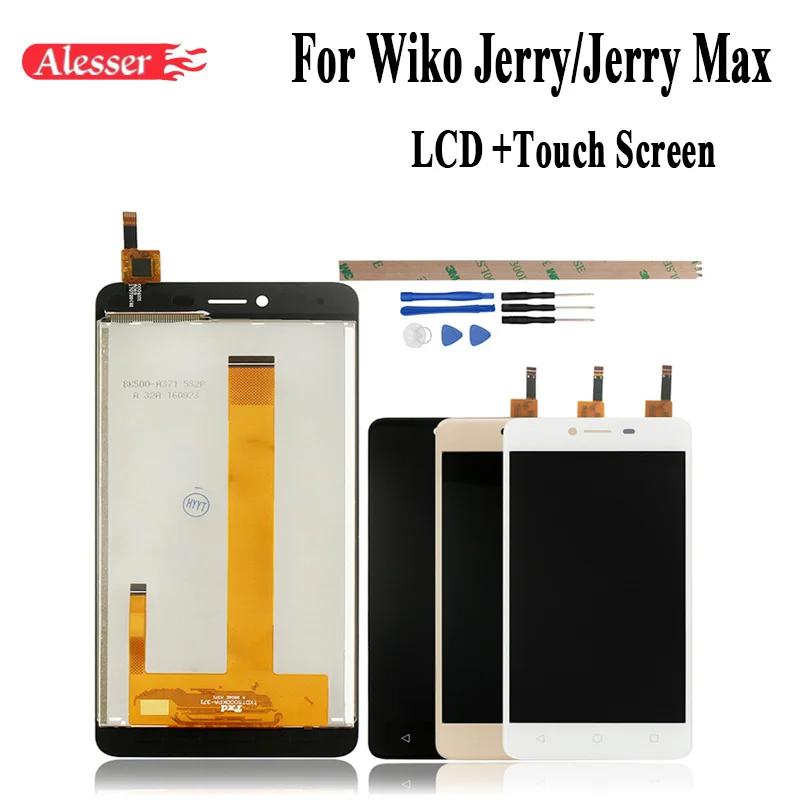 

Alesser For Wiko JERRY / JERRY Max LCD Display and Touch Screen With Frame Assembly Replacement For Wiko JERRY JERRY Max