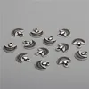 50pcs  Silver Color Fan-Shaped/Semicircle Connectors Charms Pendants Jewelry Findings A2825 ► Photo 2/3