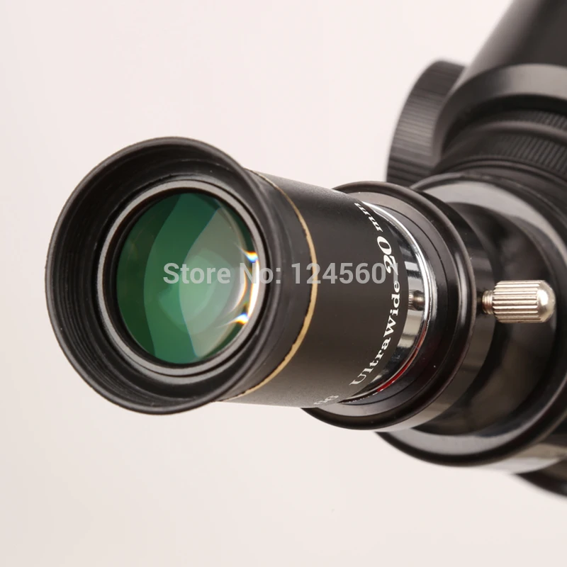 

The telescope fully Multi Coated 66 degree ultra wide angle eyepiece lens 20mm
