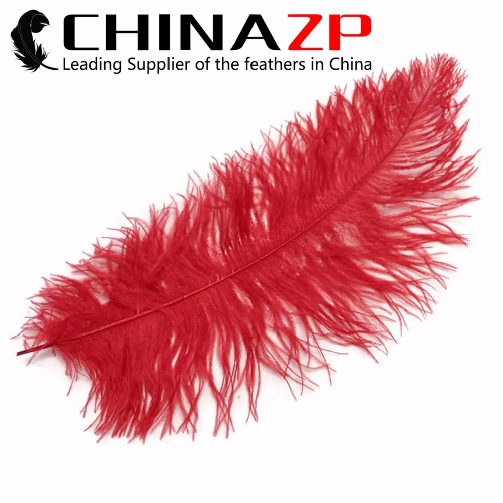 

CHINAZP Factory 45 ~ 50 см (18 ~ 20 дюймов) длина 100 шт./лот отборные высококачественные окрашенные красные огромные страусиные перья