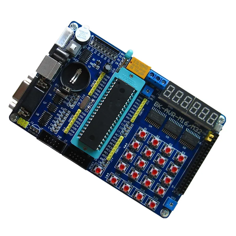 Обучающая плата Экспериментальная макетная AVR ATMEGA16 MCU плата|board|board boardboard development |