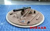 Escala 1/24 clásicos francés nave modelo de cañón de 107mm resina fundición talla de armas barbette modelo de madera ► Foto 2/5