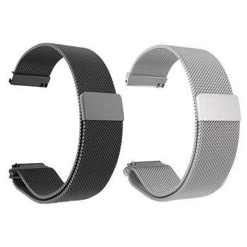 

Milanese Band For Samsung Galaxy Watch Gear S3 S2 Live 2 Neo Sport 42 46mm Loop Stainless Steel Strap Huami Amazfit Ticwatch 1 2
