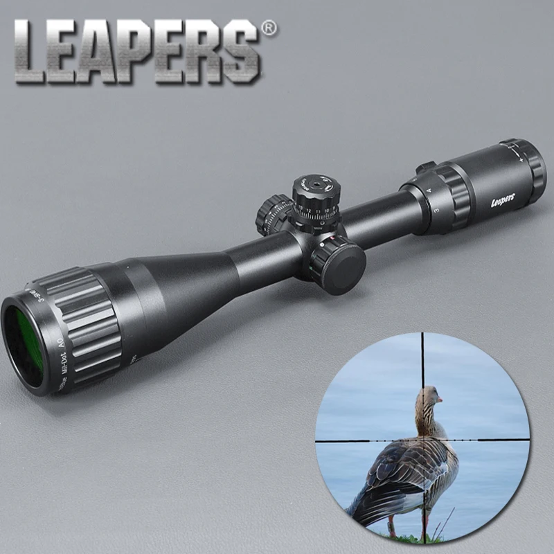 

LEAPERS 3-9X40 Riflescope Tactical Optical Rifle Scope Red Green And Blue Dot Sight Illuminated Retical Sight For Hunting Scope