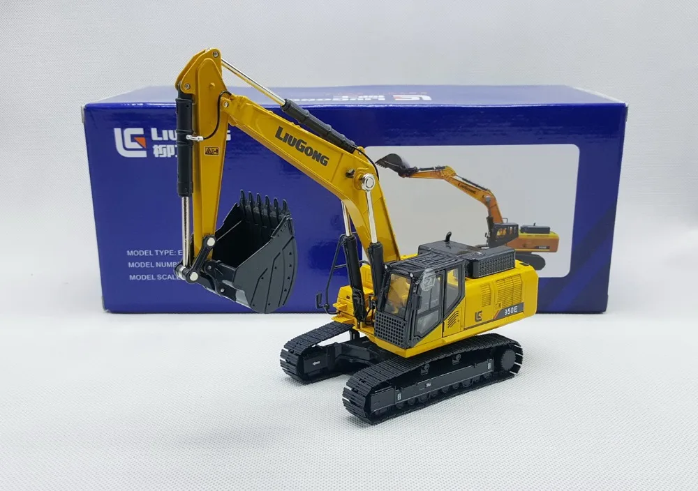 Rare,Collectible Diecast Model Toy Gift 1:50 Scale Liugong CLG950E Hydraulic Excavators Engineering Machinery Toy for Decoration