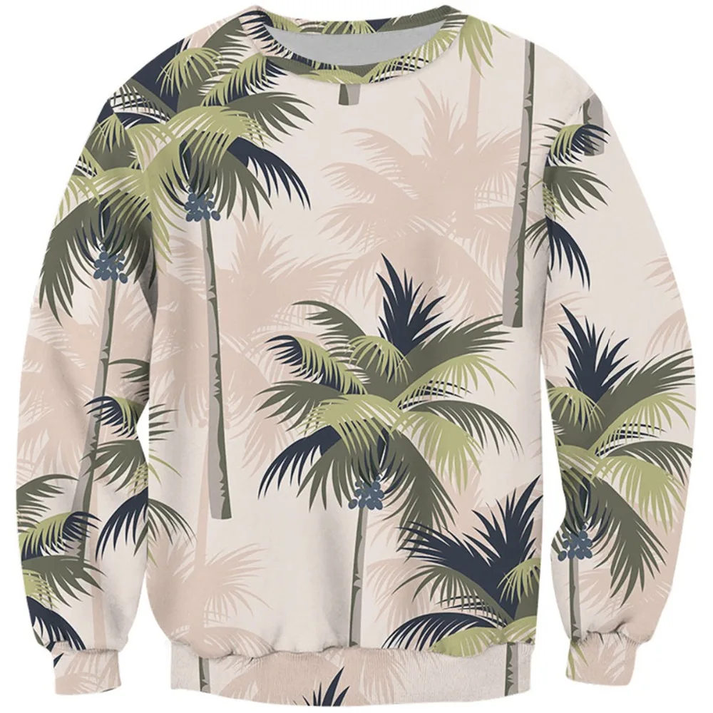 Cloudstyle Coconut Tree Palm Sweatshirt Men 3D Full Print Hoodies Women ...