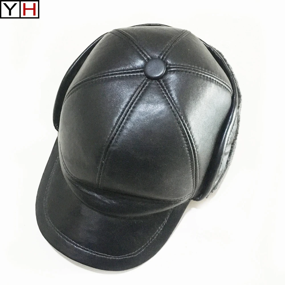 genuine leather hat