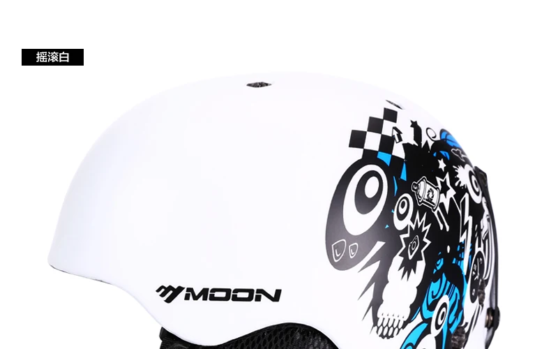 Бренд скейтборд лыжный сноуборд шлем интегрально-Литой Сверхлегкий дышащий лунный лыжный шлем CE сертификация дешево для продажи
