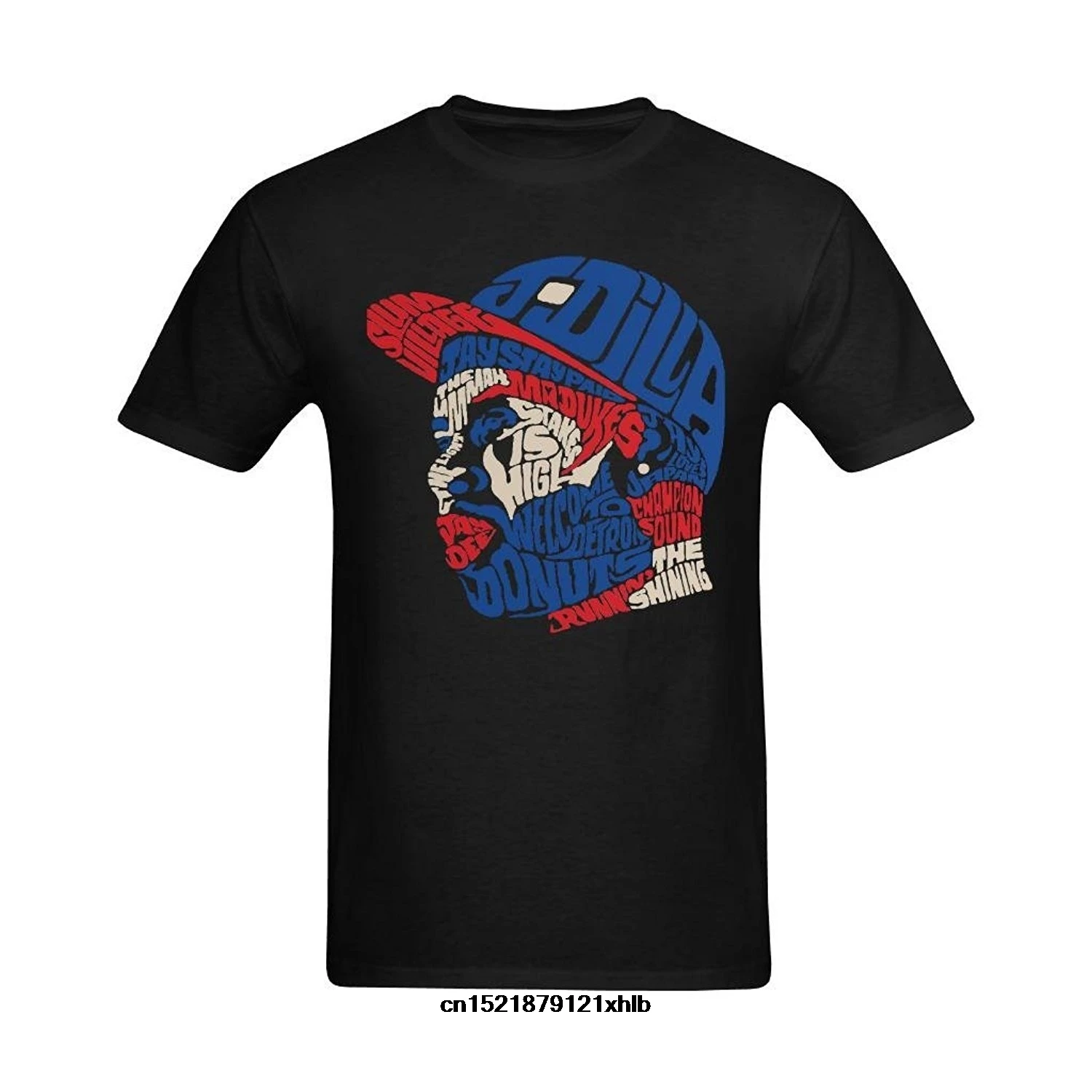 

Men t shirt Flesiciate J Dilla Typographic Portrait Design Personalized Regular Fashion t-shirt women