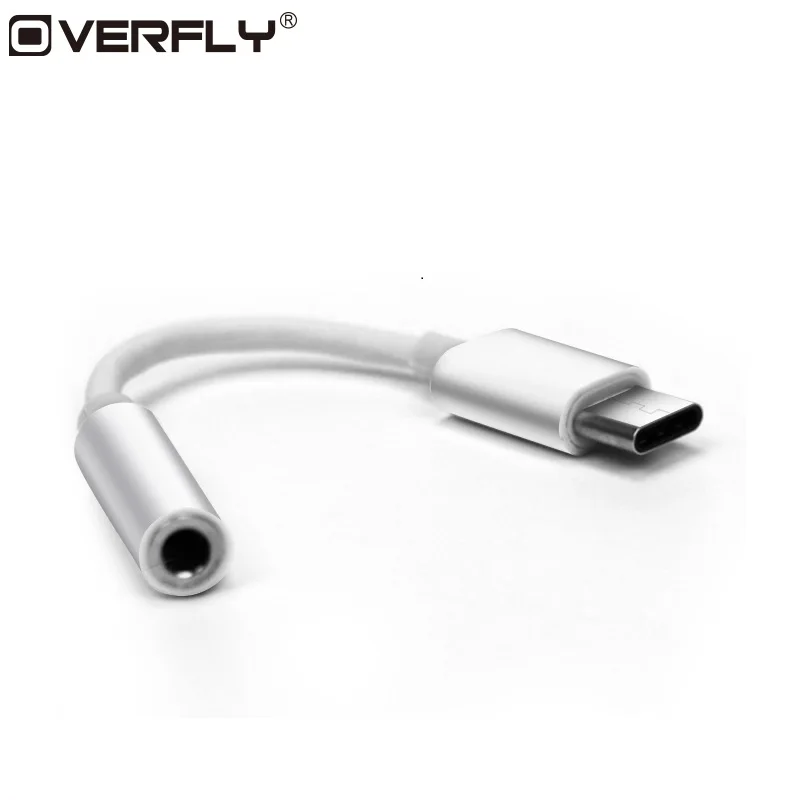 Overfly Тип C 3 5 Jack кабель наушников USB до мм AUX Наушники Адаптер для huawei коврики P20 pro