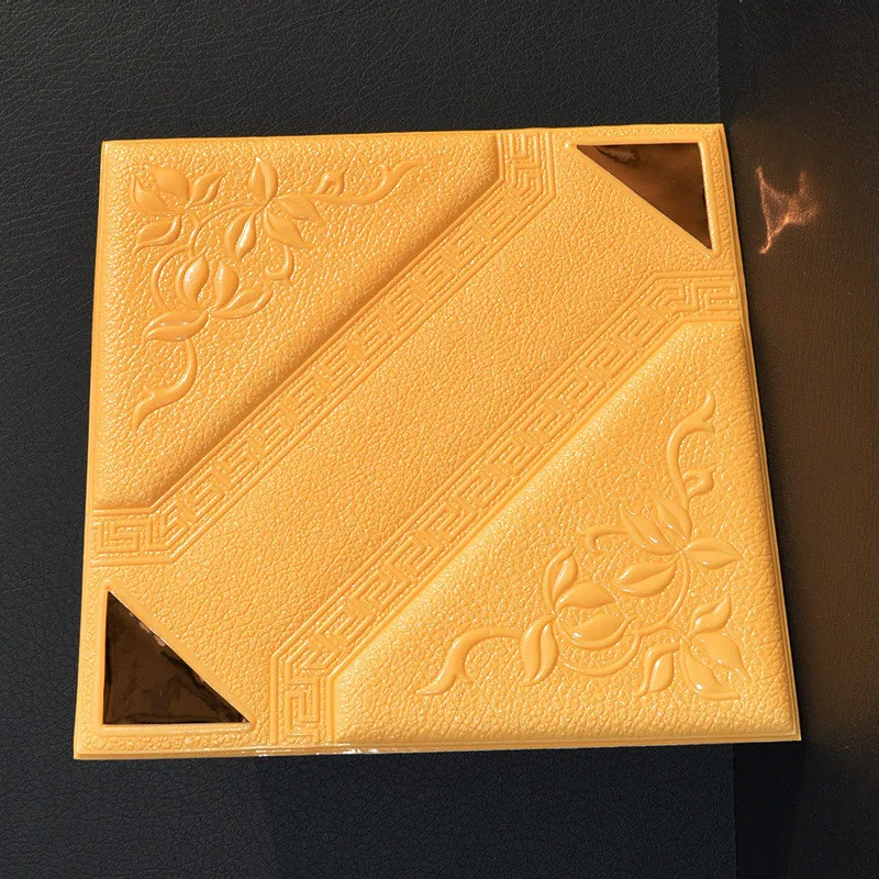 Самоклеящиеся 3D обои из искусственной кожи пенополиэтиленовые