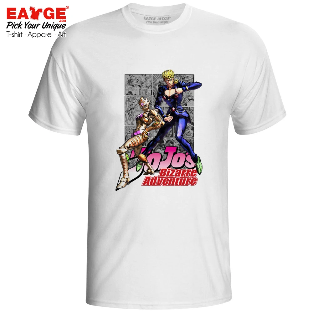

Giorno Giovanna And His Stand Gold Experience Requiem T-shirt JoJo's Bizarre Adventure Golden Wind T Shirt Design Women Men Top