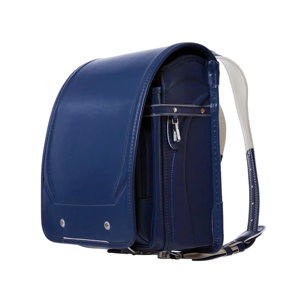 Голубой рюкзак для мальчиков, школьная сумка из японской искусственной кожи высокого качества, ортопедические рюкзаки рандосеру